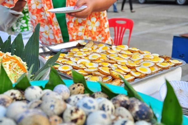 ขนมครก ไข่นกกระทา